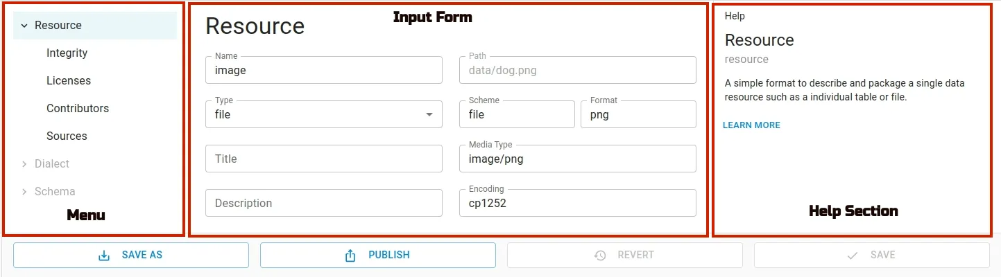 METADATA EDITOR